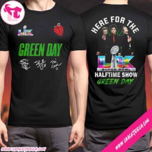 Green Day X Super Bowl LX Halftime Show 2026 Signature Fan Gifts T-Shirt