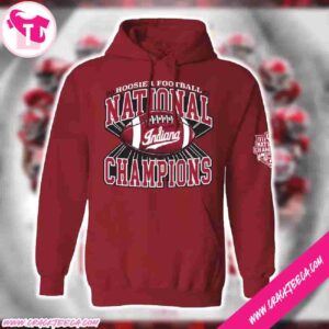 Indiana Hoosiers 2025-2026 CFP Champions Pull Over Hoodie Shirt