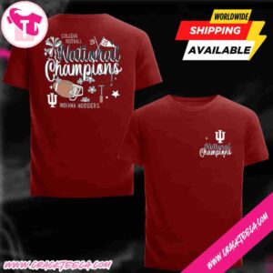 Indiana Hoosiers 2025-26 College Football National Champions Cutesy Short Sleeve T-Shirt