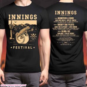 Innings Festival 2026 Merchandise At Tempe Beach Park And Arts Park Lineup Tee On February 20-22 T-Shirt