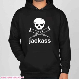 Jackass 5 Official Logo Pull Over Hoodie Shirt