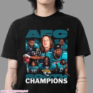 Jacksonville Jaguars Are The 2025 Afc South Champions Unisex T-Shirt
