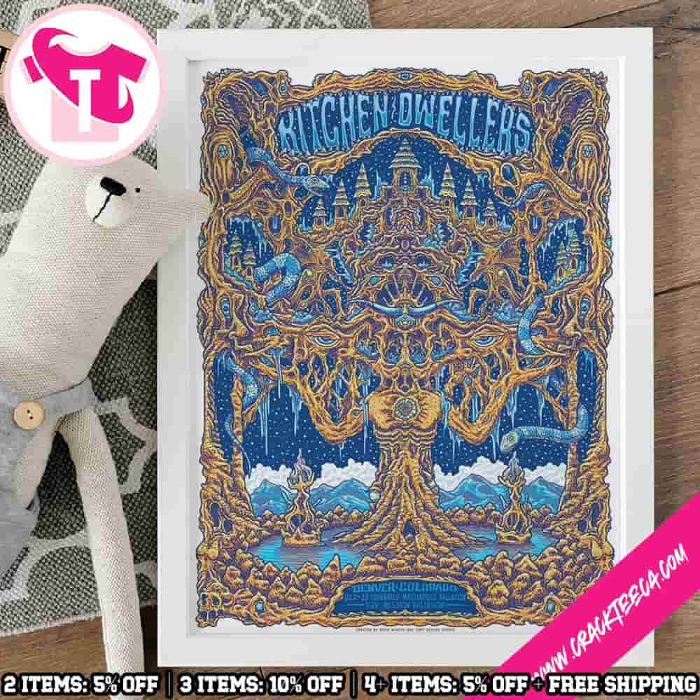 Kitchen Dwellers Denver Colorado 2026 Concert Poster On January 22-23-24 Home Decor Poster Canvas Kitchen Dwellers Denver Colorado 2026 Concert Poster On January 22-23-24 Home Decor Poster Canvas