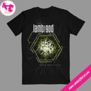 Lamb Of God Into Oblivion 10th Studio Album March 13 2026 Hexagon T-Shirt