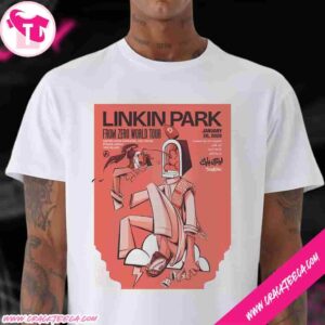 Linkin Park From Zero World Tour 2026 Poster At United Arab Emirates Abu Dhabi On January 20 T-Shirt