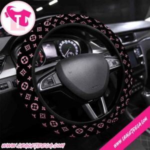 Louis Vuitton Midnight Blossom Steering Wheel Cover