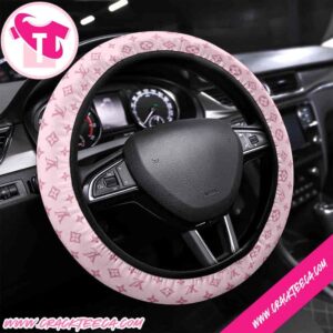 Louis Vuitton Soft Rose Quartz Steering Wheel Cover