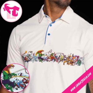 Marvel Secret Wars Clash Of The Cosmos All Day Golf Polo Shirt