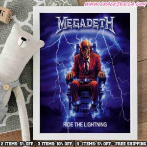 Megadeth Inspired By Metallica’s Ride The Lightning Home Decor Poster Canvas