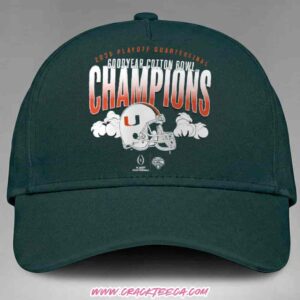 Miami Hurricanes 2025 CFP Goodyear Cotton Bowl Champions Classic Hat-Cap