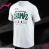 Miami Hurricanes College Football Playoff 2026 Fiesta Bowl Champions Hometown Pride T-Shirt Green
