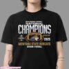 Montana State Bobcats NCAA Di Football National Champions Logo Official Unisex T-Shirt