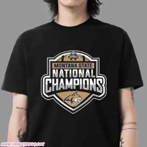 Montana State Bobcats NCAA Di Football National Champions Logo Official Unisex T-Shirt