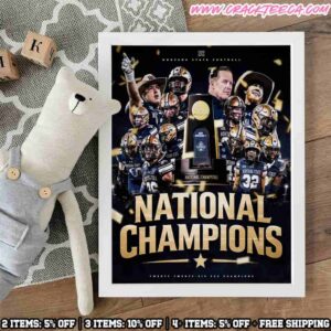 Montana State Bobcats Wins The 2025-26 FCS Football National Championship Home Decor Poster Canvas