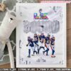 2025-26 Super Bowl LX Is Set New England Patriots Vs Seattle Seahawks Championship Showdown Poster Canvas 2025-26 Super Bowl LX Is Set New England Patriots Vs Seattle Seahawks Championship Showdown Poster Canvas