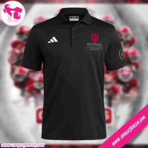 Nike Indiana Hoosiers 2025-2026 CFP Champions All Day Polo Shirt