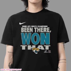 Nike Jacksonville Jaguars 2025 AFC South Champions Been There Won That Unisex T-Shirt