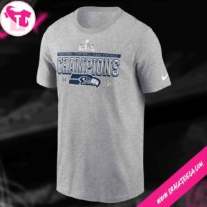 Nike Seattle Seahawks 2025 NFC Champions Locker Room Trophy Collection Unisex T-Shirt