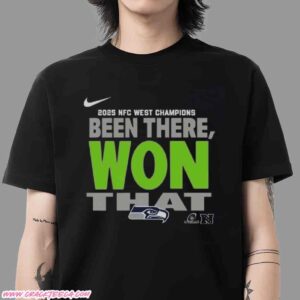 Nike Seattle Seahawks 2025 NFC West Champions Been There Won That Unisex T-Shirt