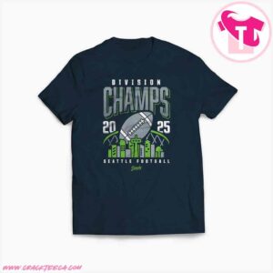 Northwest Royalty 2025 Division Champions Seattle Seahawks Football T-Shirt