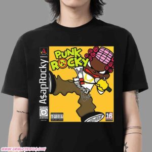 Official Cover Art Don’t Be Dumb For ASAP Rocky’s Punk Rocky Inspired By Parappa The Rapper T-Shirt