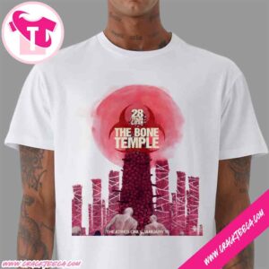 Official Poster For 28 Years Later The Bone Temple At 4dx January 16 2026 T-Shirt