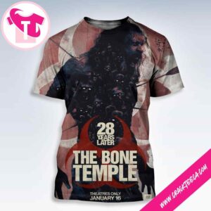 Official Poster For 28 Years Later The Bone Temple At D-Box January 16 2026 All Over Print Shirt