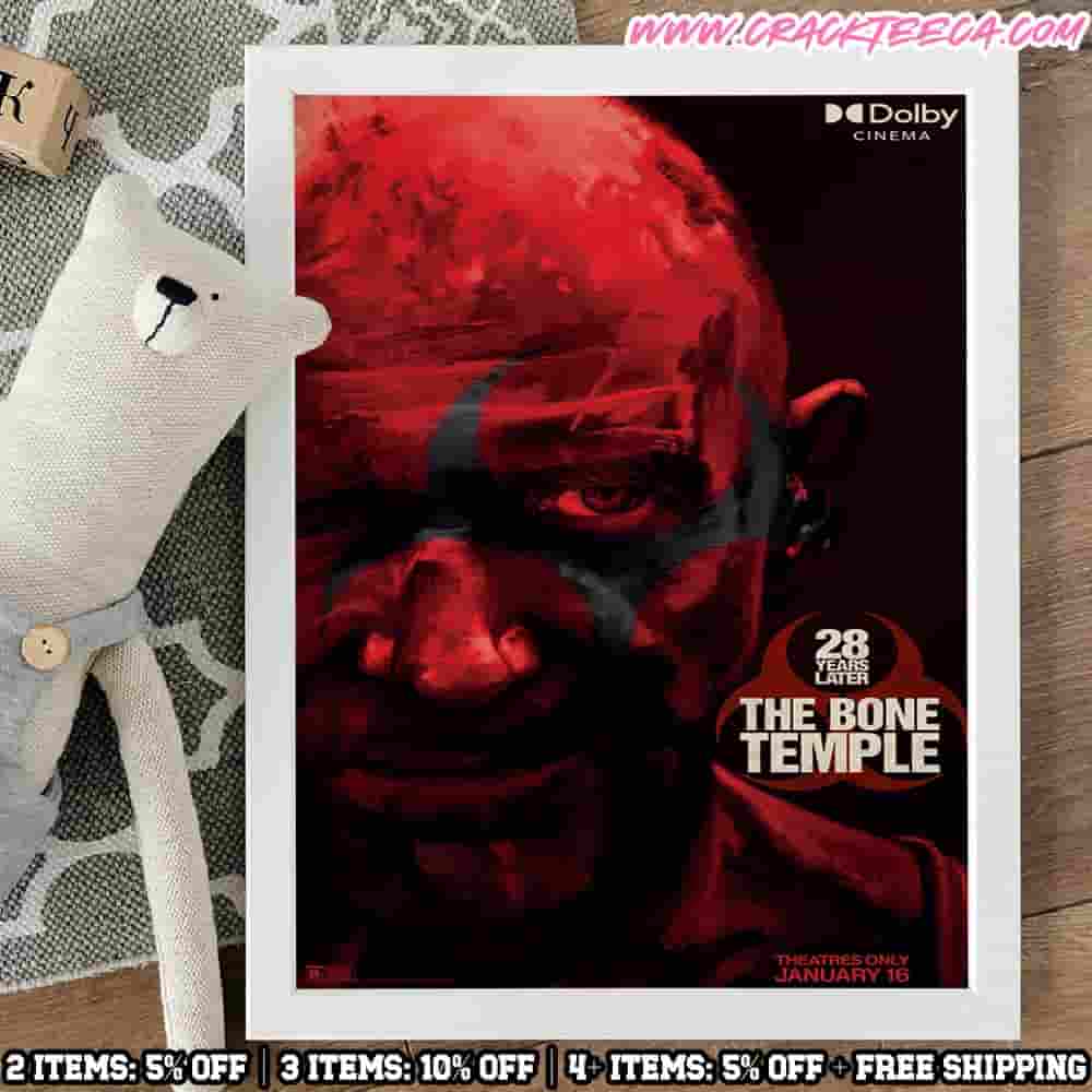 Official Poster For 28 Years Later The Bone Temple At Dolby Cinema January 16 2026 Decor Poster Canvas Official Poster For 28 Years Later The Bone Temple At Dolby Cinema January 16 2026 Decor Poster Canvas