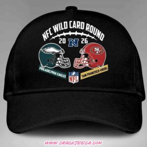 Philadelphia Eagles Vs San Francisco 49ers 2026 NFC Wild Card Round Matchup Classic Hat-Cap