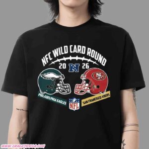 Philadelphia Eagles Vs San Francisco 49ers 2026 NFC Wild Card Round Matchup Unisex T-Shirt