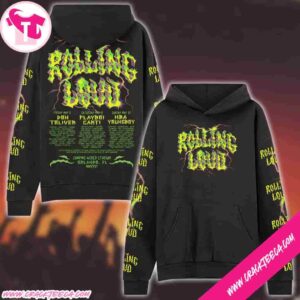 Rolling Loud USA 2026 Exclusive Lineup Pull Over Hoodie Shirt On May 8-10 In Orlando FL At Camping Word Stadium