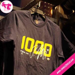 Roman Josi’s 1000 Game Milestone Nashville Predators Signature T-Shirt