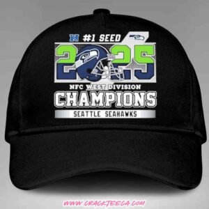 Seattle Seahawks 2025 NFC West Champions No 1 Seed Classic Hat-Cap