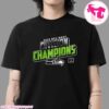Seattle Seahawks 2025 NFC West Champions Skyline Player Names Unisex T-Shirt