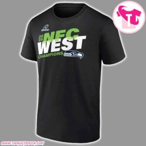 Seattle Seahawks 2025 NFC West Division Champions Locker Room Unisex T-Shirt