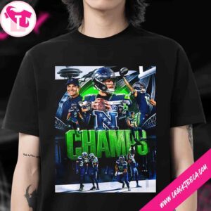 Seattle Seahawks Crowned 2025 NFC Champions Road To Super Bowl LX 2026 T-Shirt