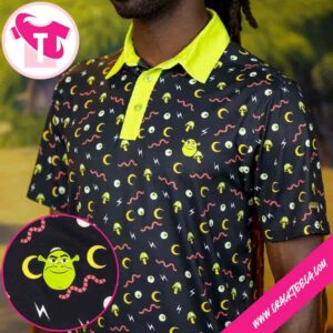 Shrek Swamp Sweet Swamp All Day Golf Polo Shirt