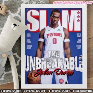 SLAM 260 Jalen Duren Magazine Cover 1 Of 7 2026 The Unbreakable Home Decor Poster Canvas