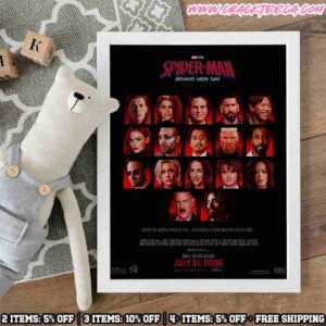 Spider-Man Brand New Day Cast When The World Forgets You July 31 2026 Home Decor Poster Canvas