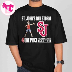 St John’s Red Storm X One Piece College Basketball US Voyage 2026 T-Shirt