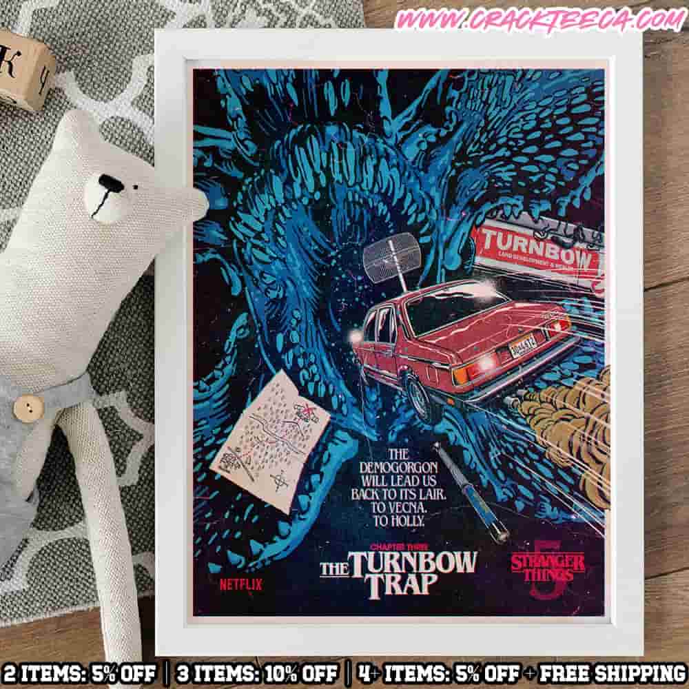 Stranger Things 5 Chapter 3 The Turnbow Trap Artwork By Butcher Billy The Demogorgon Will Lead US Decor Poster Canvas Stranger Things 5 Chapter 3 The Turnbow Trap Artwork By Butcher Billy The Demogorgon Will Lead US Decor Poster Canvas