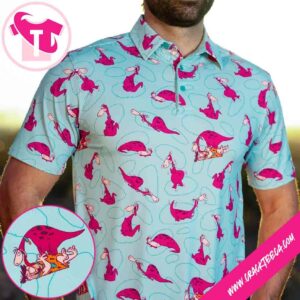 The Flintstones Caveman’s Best Friend All Day Golf Polo Shirt