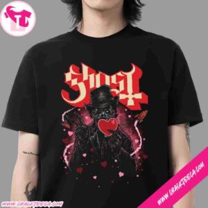 The Nameless Ghouls Official Ghost Cult Valentines With Rockets T-Shirt
