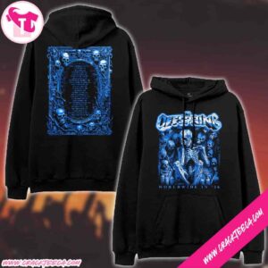 The Offspring Sitting Skeleton Supercharged Worldwide 2026 Tour Dates Pull Over Hoodie Shirt