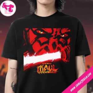 The Star Wars Maul Shadow Lord Official Poster For Two-Episode On April 6 2026 On Disney T-Shirt