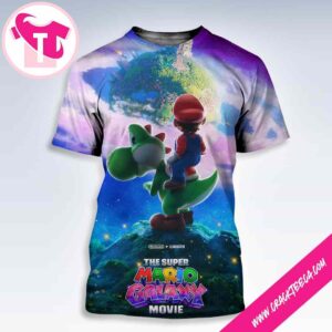 The Super Mario Galaxy Movie Official Poster Only In Theaters April 2026 All Over Print Shirt