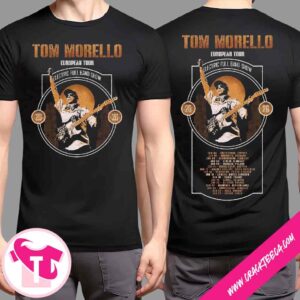 Tom Morello European Tour 2026 Electric Full Band Show T-Shirt