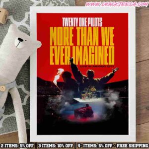 Twenty One Pilots More Than We Ever Imagined Exclusive Film Merchandise 2026 Imagined Commemorative Poster Canvas