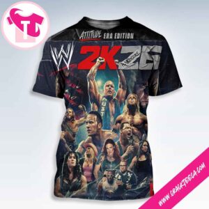 WWE 2k26 Attitude Era Edition All Over Print Shirt