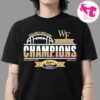 Wake Forest Demon Deacons 2026 Duke’s Mayo Bowl Champions Locker Room T-Shirt